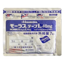 모라스 L 테이프 40mg 7매입 근육통 통증완화